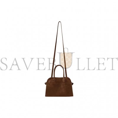 THE ROW SOFT MARGAUX 10 SUEDE HANDBAG WOMEN W1190L25DSTPD (25*19*18cm)